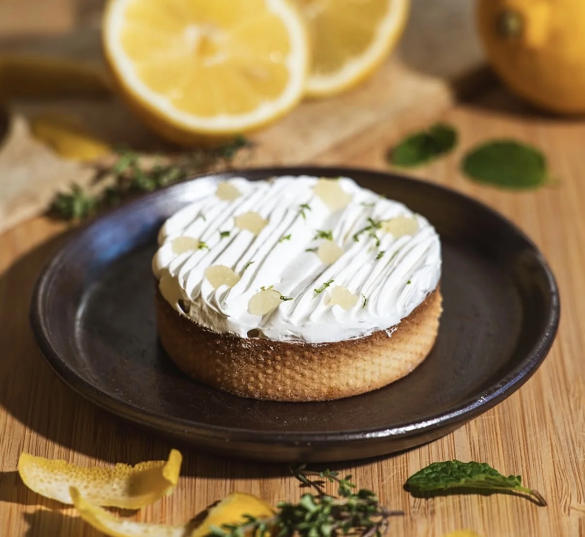 Tarte Citron Yuzu Meringuée