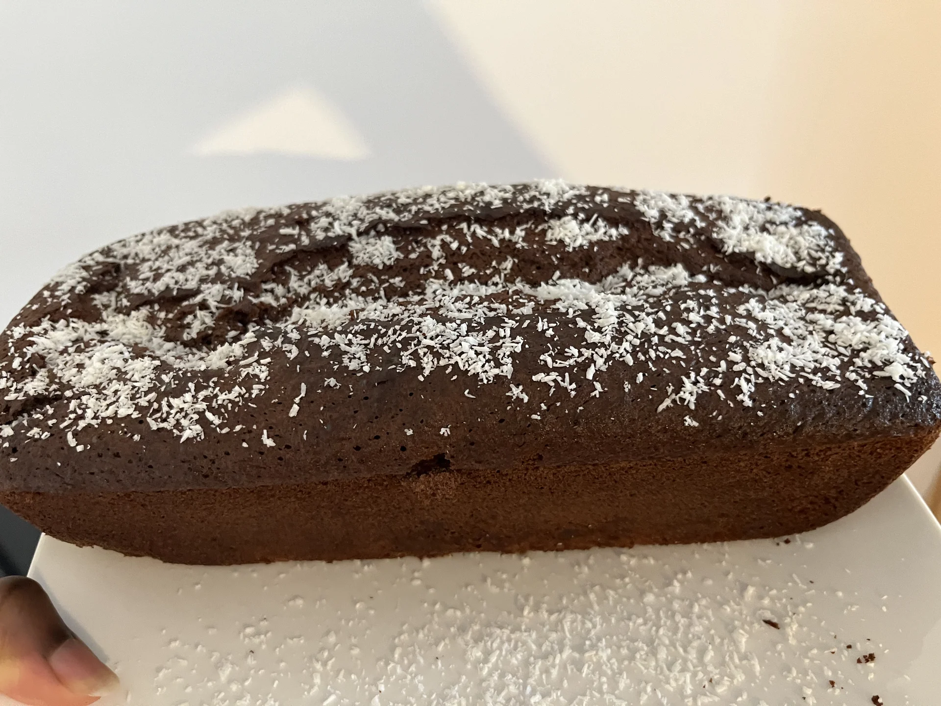 Gâteau chocolat coco noisettes