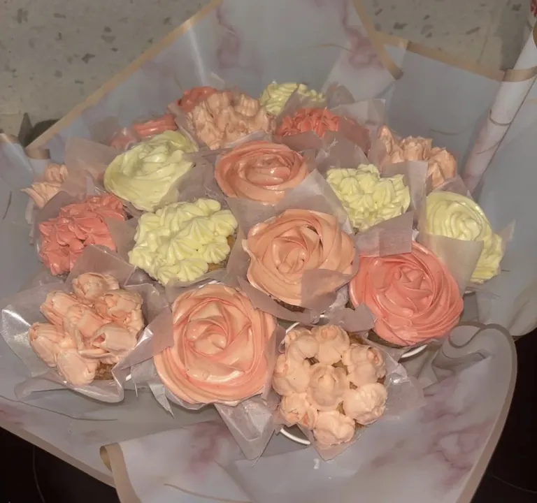 Bouquet cupcakes 